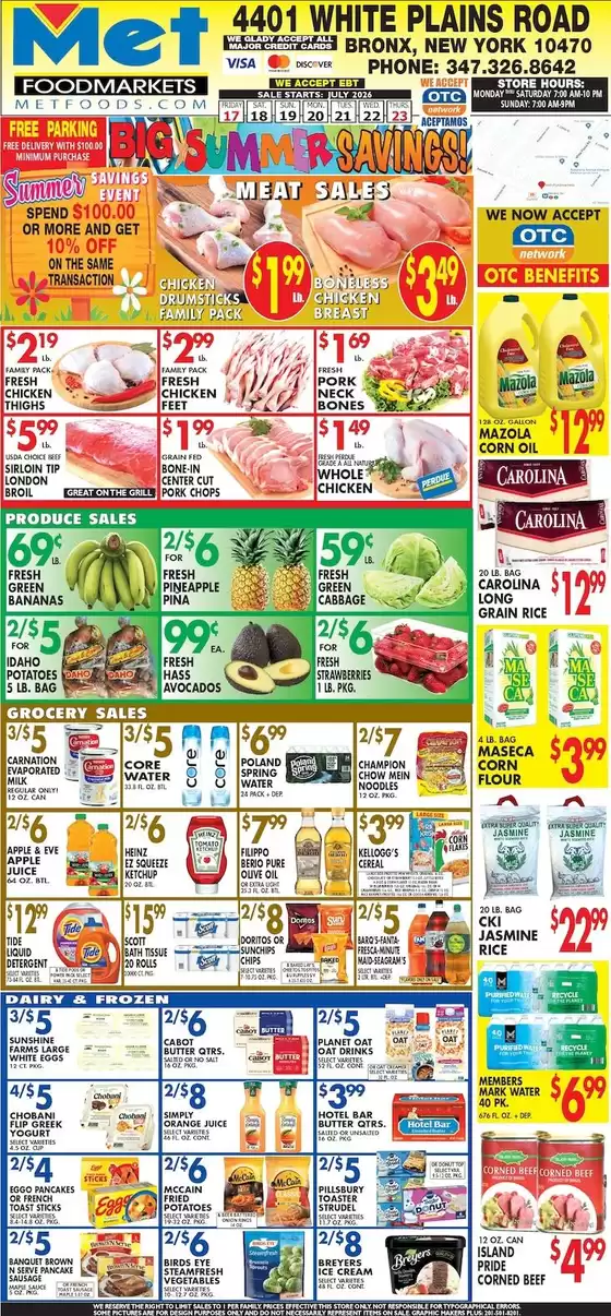 Met Foodmarkets catalogue | Current special promotions | 2026-07-17T00:00:00.000Z - 2026-07-23T00:00:00.000Z