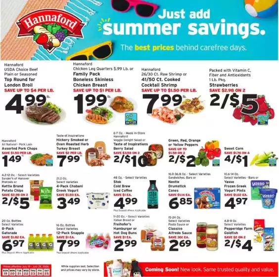 Hannaford catalogue | Offers for bargain hunters | 2026-07-19T00:00:00.000Z - 2026-07-25T00:00:00.000Z