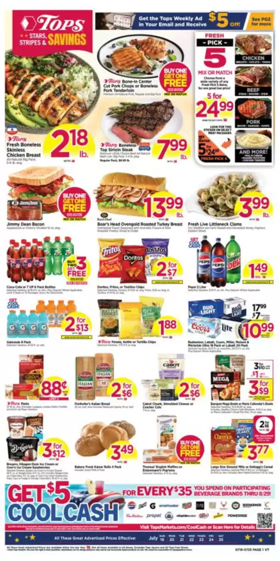 Tops catalogue | Attractive special offers for everyone | 2026-07-19T00:00:00.000Z - 2026-07-25T00:00:00.000Z