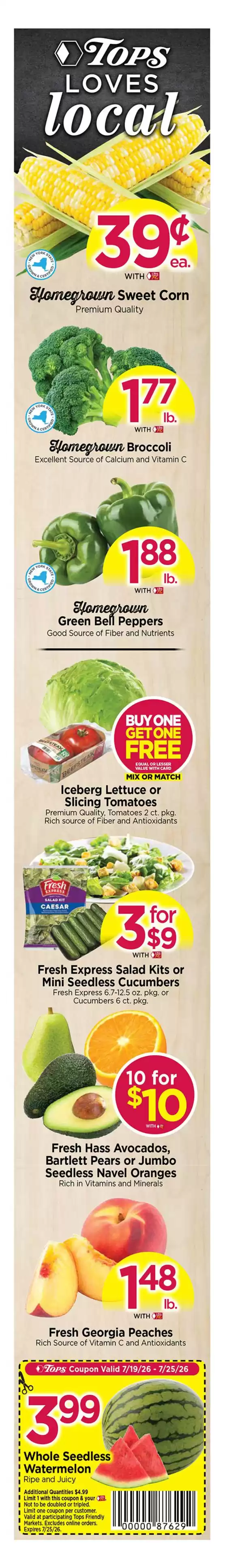 Tops catalogue | Exclusive deals and bargains | 2026-07-19T00:00:00.000Z - 2026-07-25T00:00:00.000Z