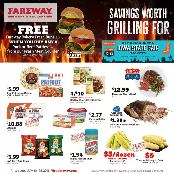 Fareway catalogue | Offers for bargain hunters | 2026-07-20T00:00:00.000Z - 2026-07-25T00:00:00.000Z