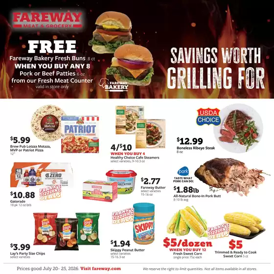 Fareway catalogue | Save now with our deals | 2026-07-20T00:00:00.000Z - 2026-07-25T00:00:00.000Z