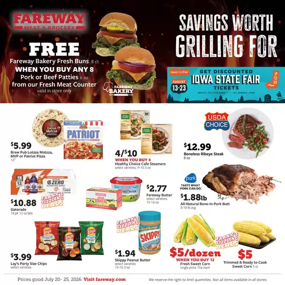 Fareway catalogue | Discover attractive offers | 2026-07-20T00:00:00.000Z - 2026-07-25T00:00:00.000Z
