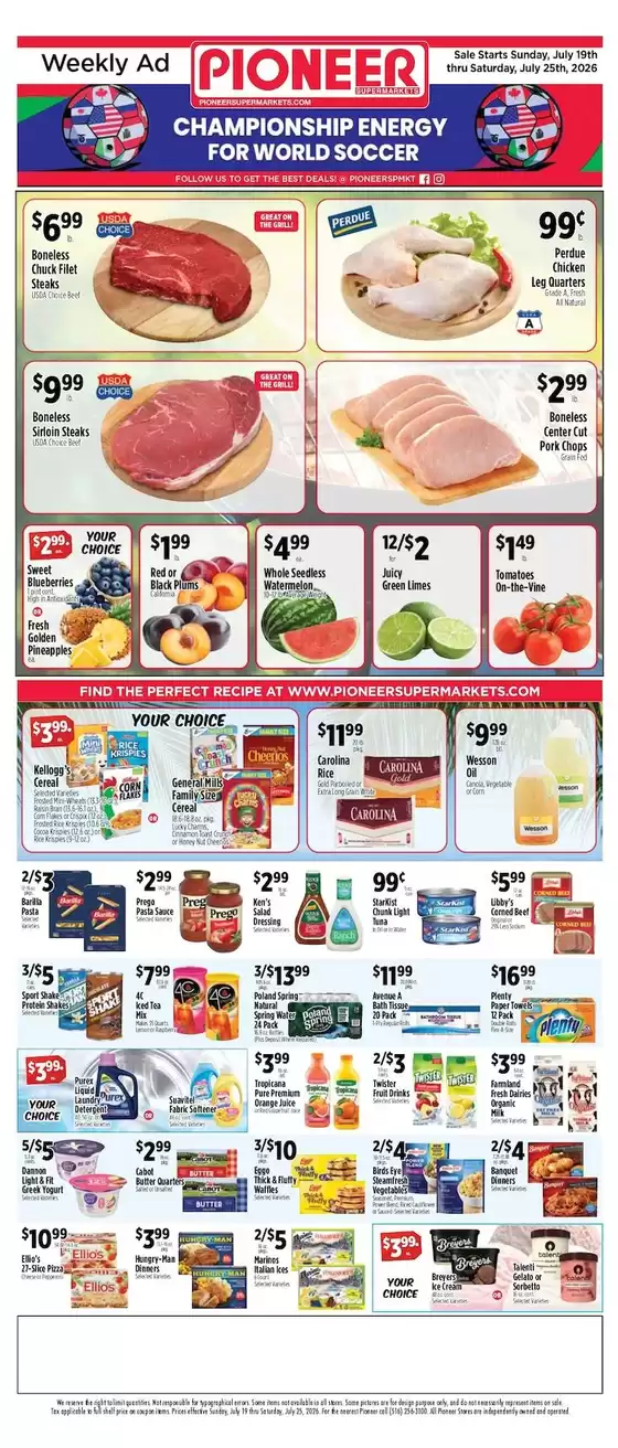 Pioneer Supermarkets catalogue | Exclusive bargains | 2026-07-19T00:00:00.000Z - 2026-07-25T00:00:00.000Z