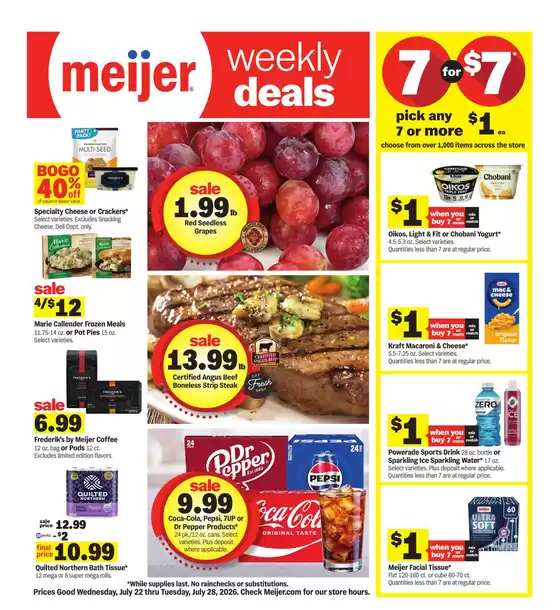 Meijer catalogue | Top offers for smart savers | 2026-07-22T00:00:00.000Z - 2026-07-28T00:00:00.000Z
