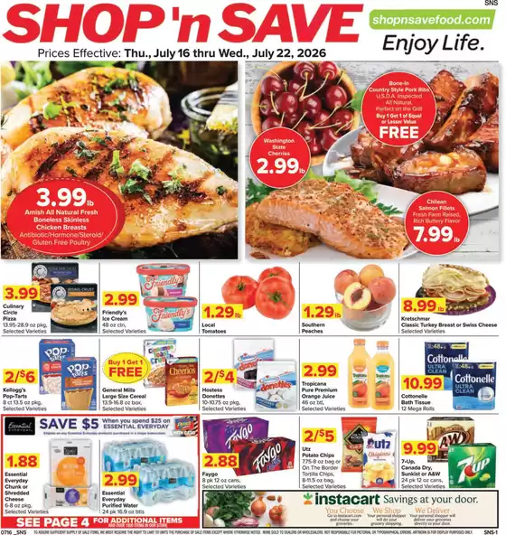 Shop 'n Save catalogue | Shop 'n Save Weekly ad | 2026-07-16T00:00:00.000Z - 2026-07-22T00:00:00.000Z
