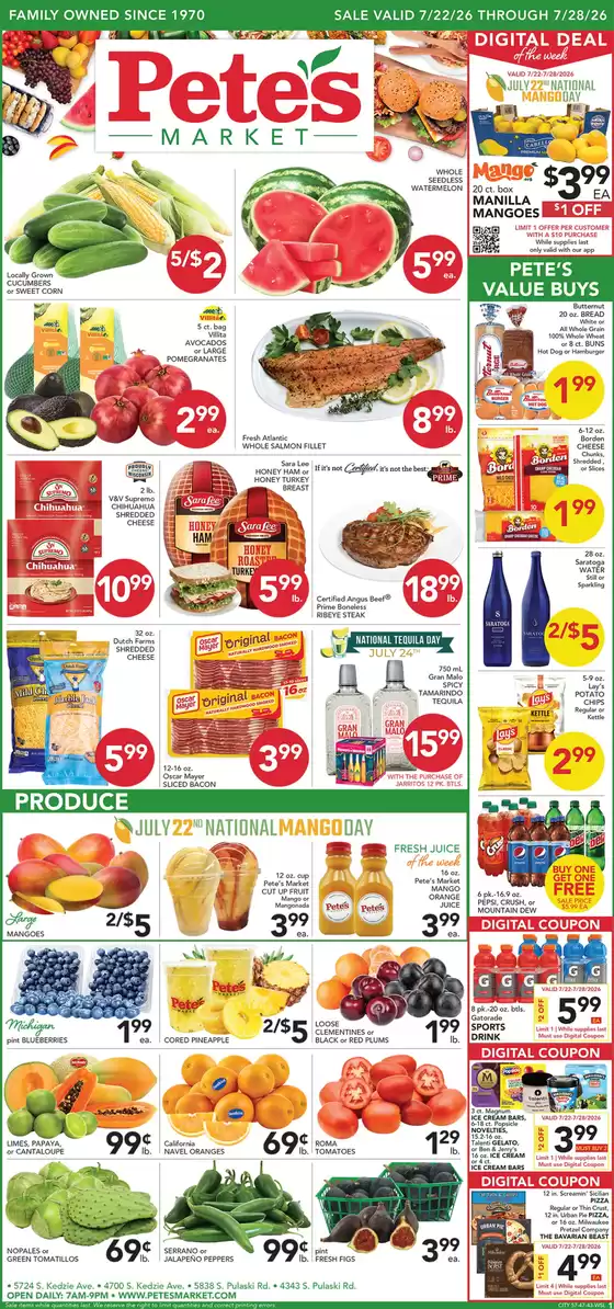 Pete's Fresh Market catalogue | Great offer for bargain hunters | 2026-07-22T00:00:00.000Z - 2026-07-28T00:00:00.000Z