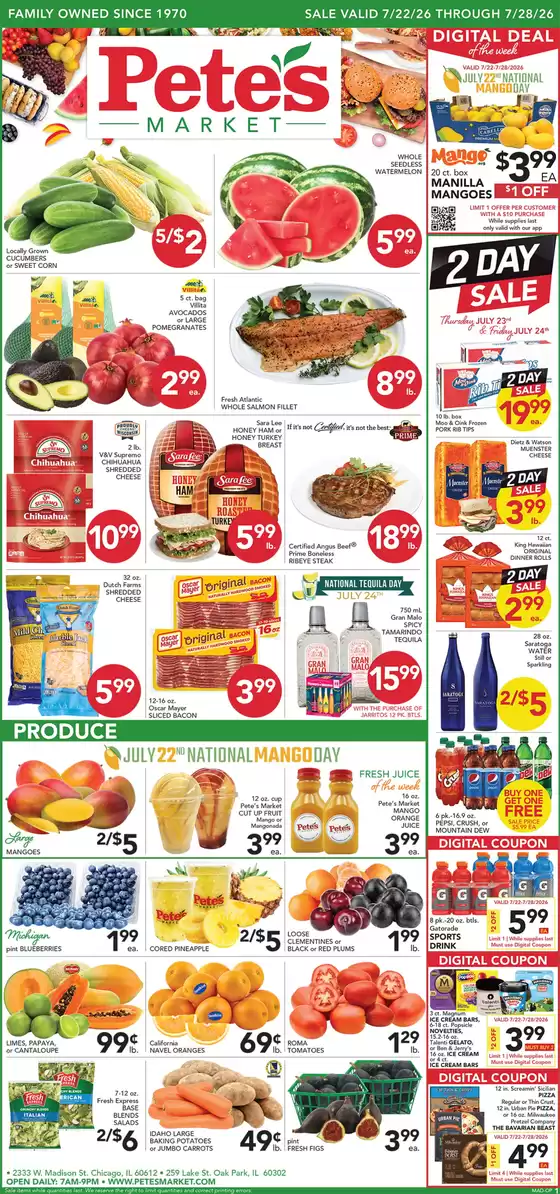 Pete's Fresh Market catalogue | Our best bargains | 2026-07-22T00:00:00.000Z - 2026-07-28T00:00:00.000Z