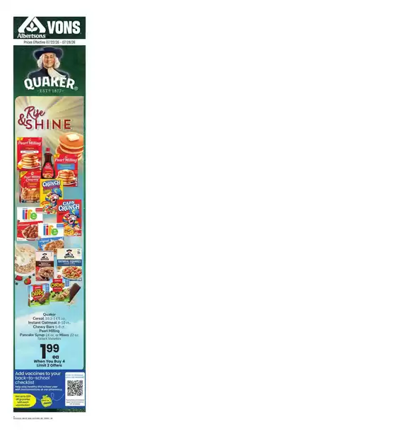 Vons catalogue | Weekly Ad - Southwest | 2026-07-22T00:00:00.000Z - 2026-07-28T00:00:00.000Z