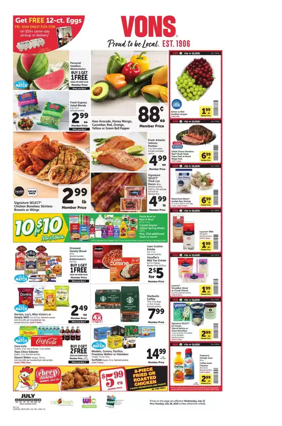 Vons catalogue | Weekly Ad - Norcal | 2026-07-22T00:00:00.000Z - 2026-07-28T00:00:00.000Z