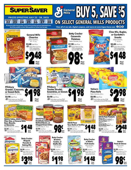 Super Saver catalogue | Exclusive deals for our customers | 2026-07-22T00:00:00.000Z - 2026-07-28T00:00:00.000Z