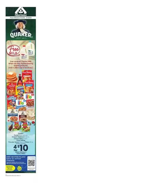 Albertsons catalogue | Offers for bargain hunters | 2026-07-22T00:00:00.000Z - 2026-07-28T00:00:00.000Z