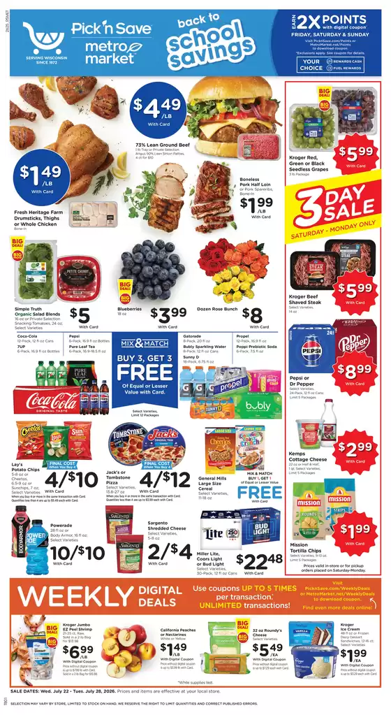 Pick'n Save catalogue | Weekly Ad | 2026-07-22T00:00:00.000Z - 2026-07-28T00:00:00.000Z