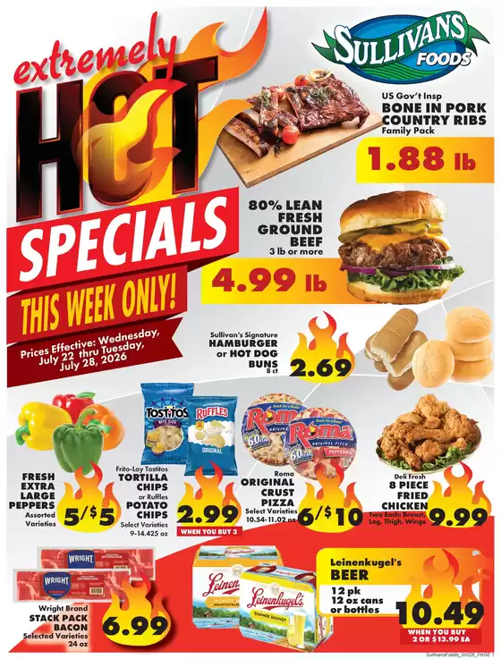Sullivan's Foods catalogue | Discounts and promotions | 2026-07-22T00:00:00.000Z - 2026-07-28T00:00:00.000Z