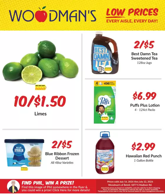 Woodman's catalogue | Top deals for all customers | 2026-07-16T00:00:00.000Z - 2026-07-22T00:00:00.000Z