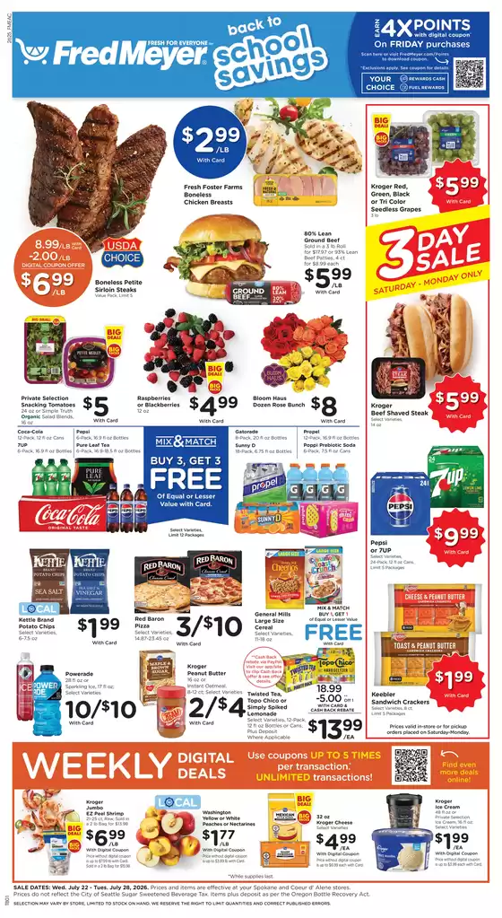 Fred Meyer catalogue | Top offers for smart savers | 2026-07-22T00:00:00.000Z - 2026-07-28T00:00:00.000Z