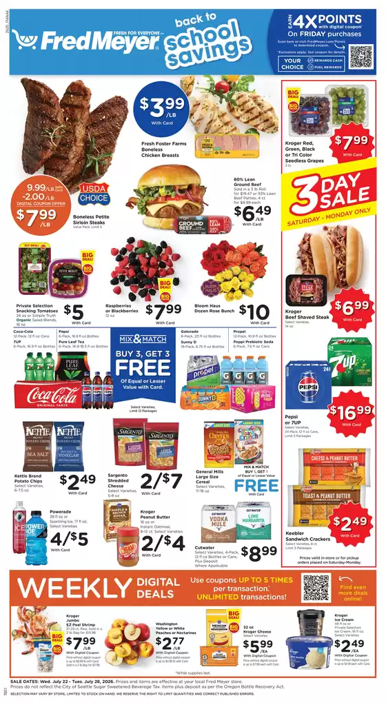 Fred Meyer catalogue | Exclusive deals for our customers | 2026-07-22T00:00:00.000Z - 2026-07-28T00:00:00.000Z