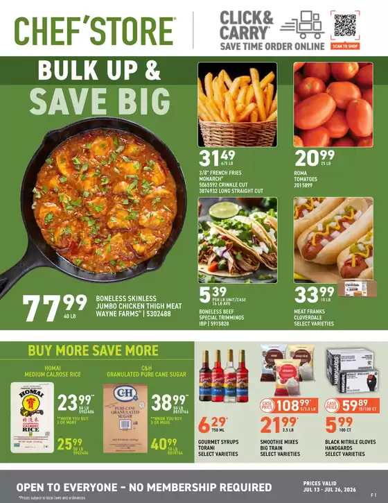 Chef'Store catalogue | Wide range of offers | 2026-07-13T00:00:00.000Z - 2026-07-26T00:00:00.000Z