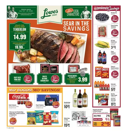 Lowes Foods catalogue in Dawsonville GA | Weekly Ad | 2026-07-22T00:00:00.000Z - 2026-07-28T00:00:00.000Z