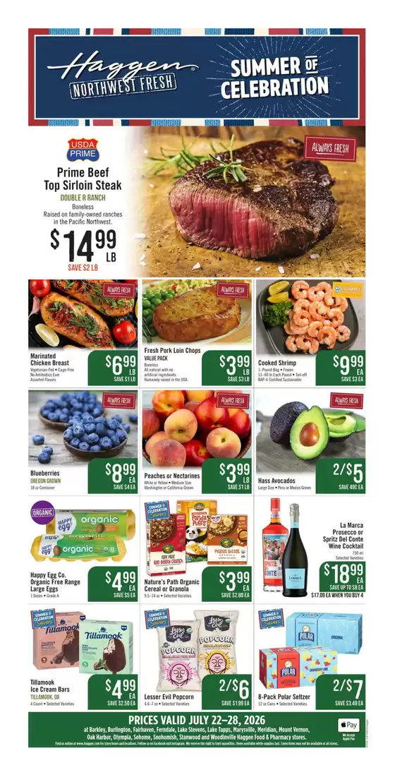 Haggen Food catalogue | Weekly Flyer | 2026-07-22T00:00:00.000Z - 2026-07-28T00:00:00.000Z