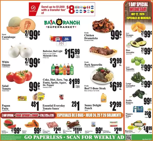 Baja Ranch catalogue | Baja Ranch weekly ad | 2026-07-22T00:00:00.000Z - 2026-07-28T00:00:00.000Z