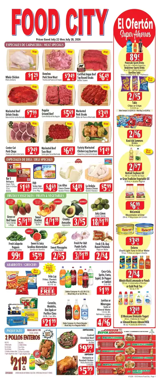 El Ahorro catalogue | Exclusive deals for our customers | 2026-07-22T00:00:00.000Z - 2026-07-28T00:00:00.000Z
