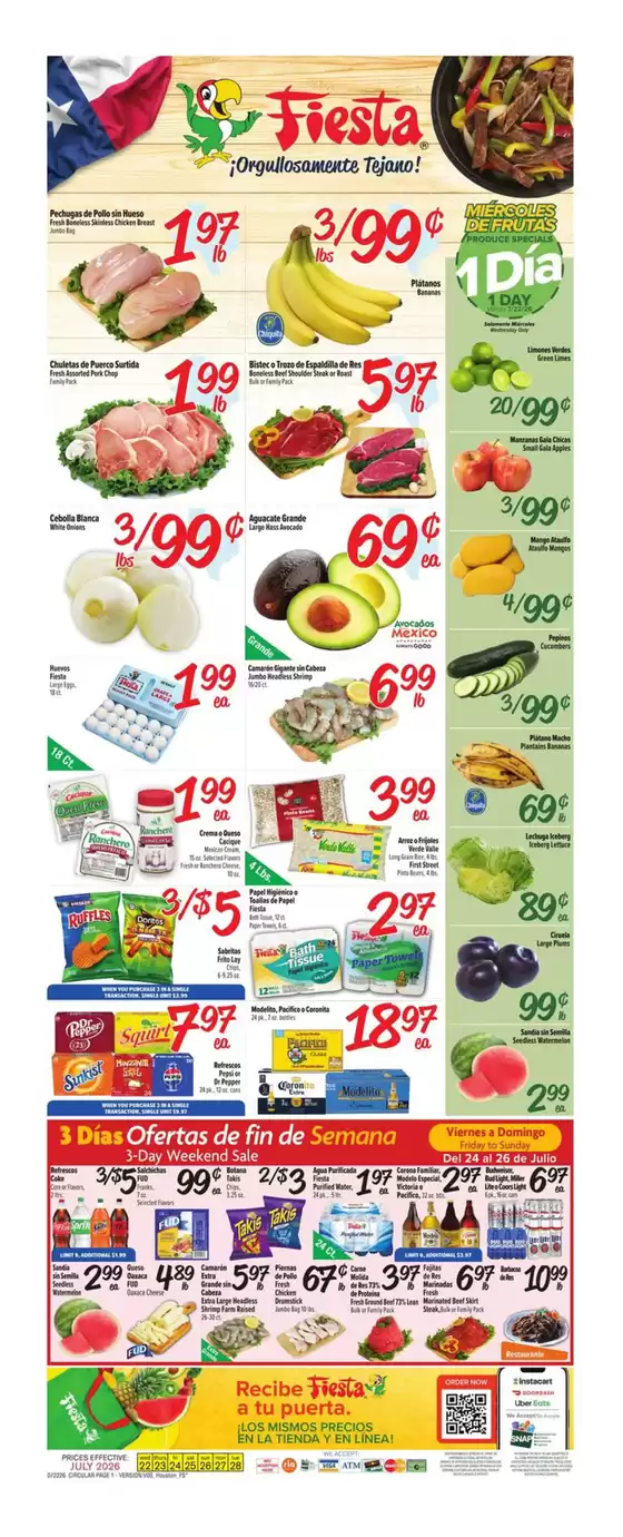Fiesta Mart catalogue | Great offer for bargain hunters | 2026-07-22T00:00:00.000Z - 2026-07-28T00:00:00.000Z