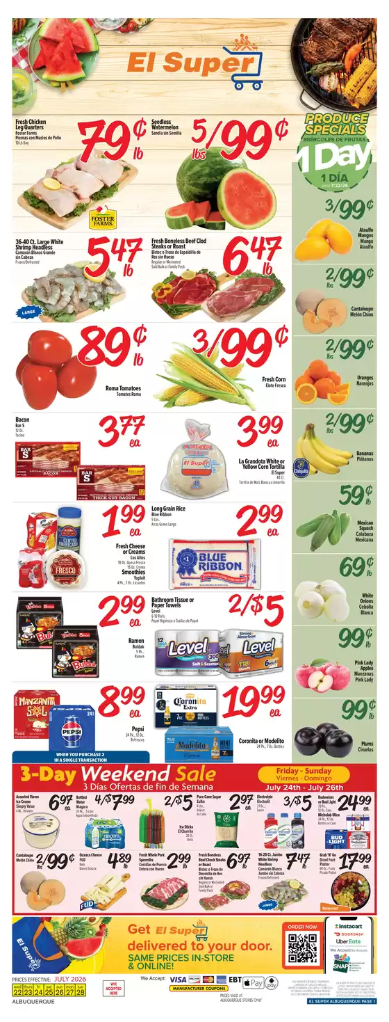 El Super catalogue | Weekly Ad Savings (07/22/26 - 07/28/26) | 2026-07-22T00:00:00.000Z - 2026-07-28T00:00:00.000Z