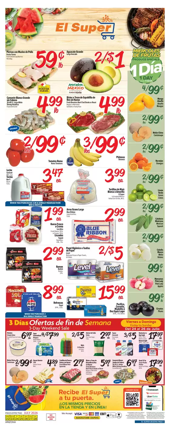 El Super catalogue | Top deals and discounts | 2026-07-22T00:00:00.000Z - 2026-07-28T00:00:00.000Z