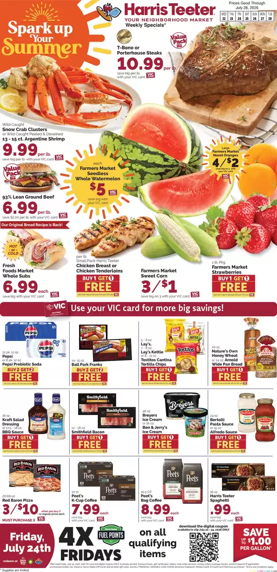 Harris Teeter catalogue | Wide range of offers | 2026-07-22T00:00:00.000Z - 2026-07-28T00:00:00.000Z
