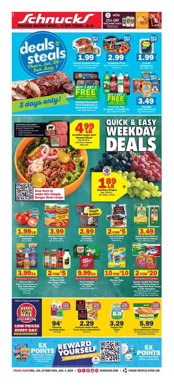 Schnucks catalogue | Save now with our deals | 2026-07-29T00:00:00.000Z - 2026-08-04T00:00:00.000Z