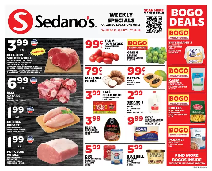 Sedano's catalogue | Special offers for you | 2026-07-22T00:00:00.000Z - 2026-07-28T00:00:00.000Z