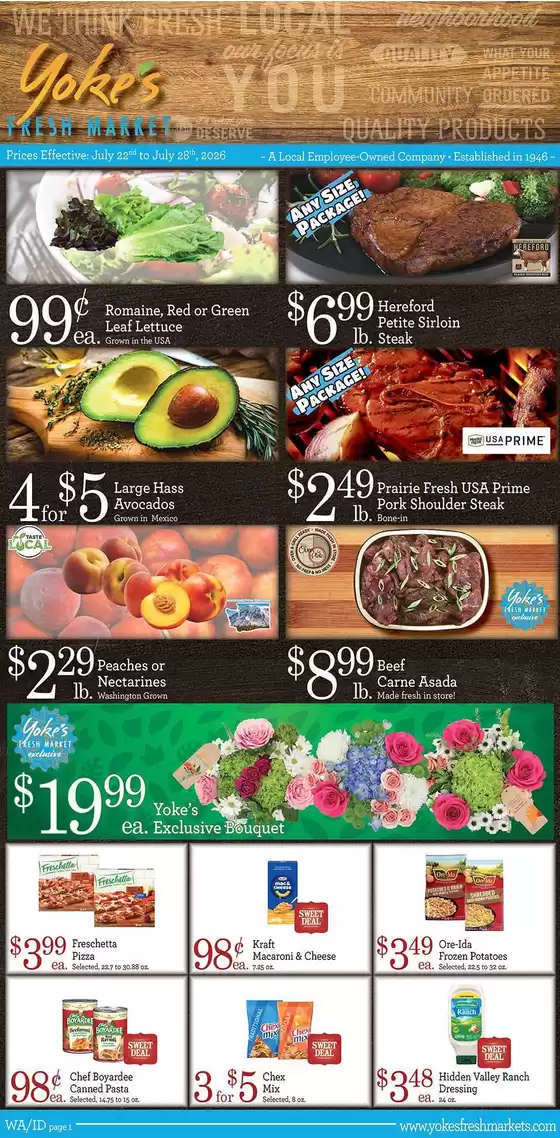 Yoke's Fresh Market  catalogue | Yoke's Fresh Market Weekly Ad | 2026-07-22T00:00:00.000Z - 2026-07-28T00:00:00.000Z