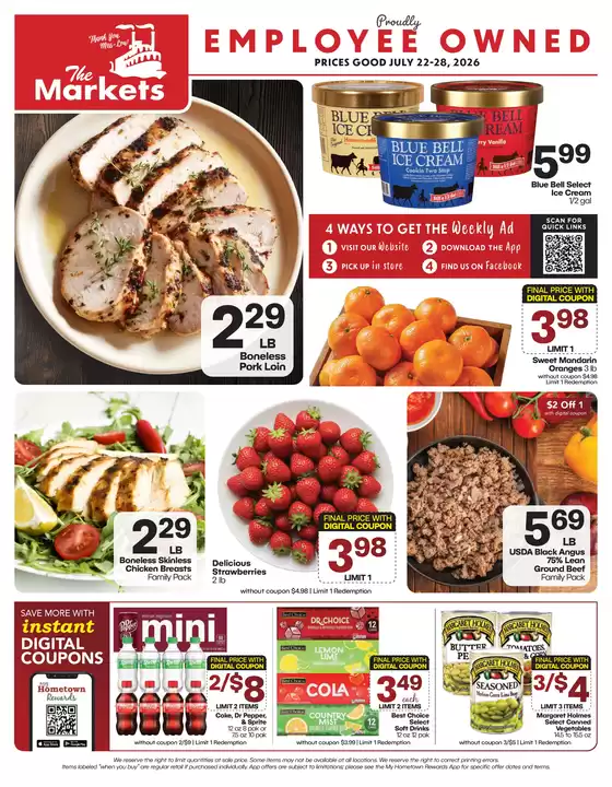 The Markets catalogue | The Markets weekly ad | 2026-07-22T00:00:00.000Z - 2026-07-28T00:00:00.000Z