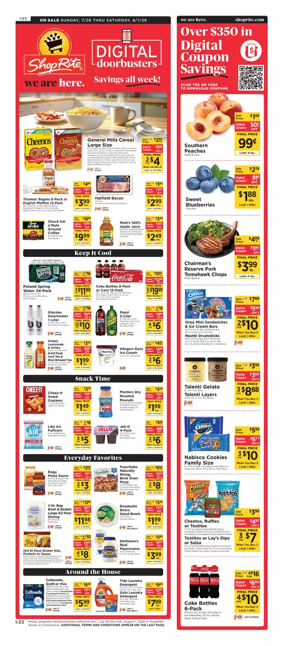 ShopRite catalogue in Woodbury Heights NJ | Exclusive deals and bargains | 2026-07-23T00:00:00.000Z - 2026-08-01T00:00:00.000Z