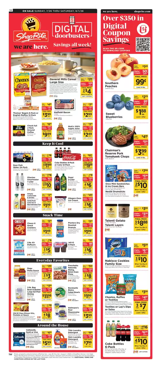 ShopRite catalogue in Woodbury Heights NJ | Our best bargains | 2026-07-23T00:00:00.000Z - 2026-08-01T00:00:00.000Z