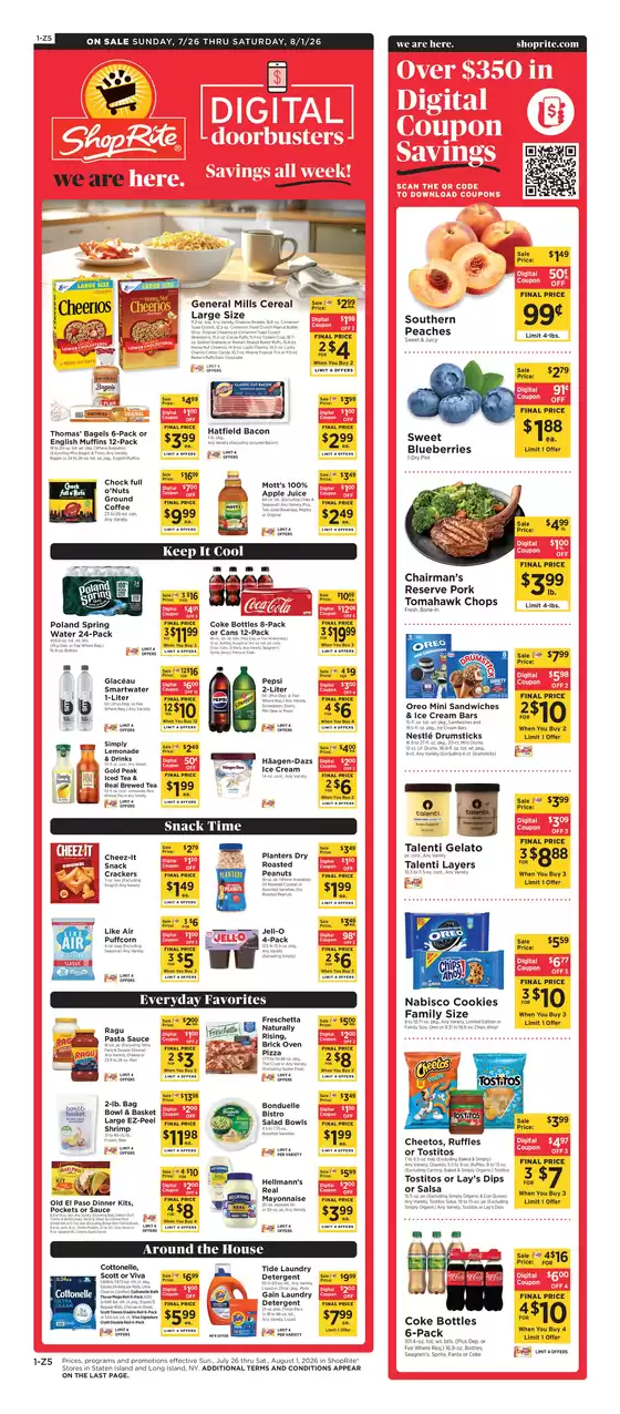 ShopRite catalogue in Catasauqua PA | Current special promotions | 2026-07-23T00:00:00.000Z - 2026-08-01T00:00:00.000Z