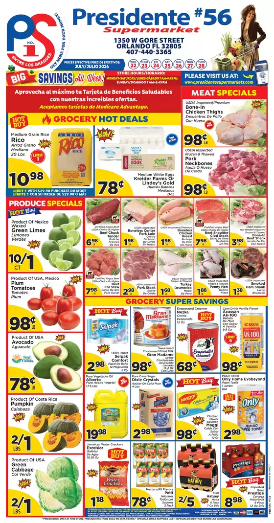 Presidente catalogue | Special offers for you | 2026-07-22T00:00:00.000Z - 2026-07-28T00:00:00.000Z