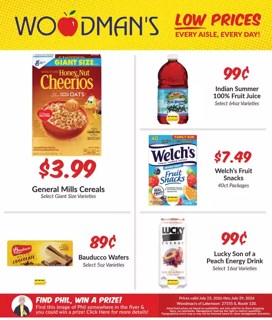 Woodman's catalogue in Algonquin IL | Current bargains and offers | 2026-07-23T00:00:00.000Z - 2026-07-29T00:00:00.000Z