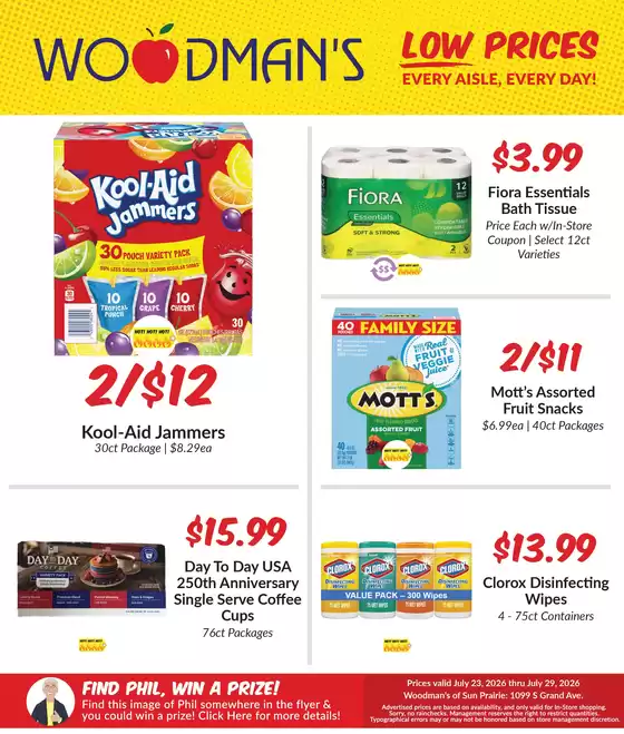 Woodman's catalogue | Great discounts on selected products | 2026-07-23T00:00:00.000Z - 2026-07-29T00:00:00.000Z