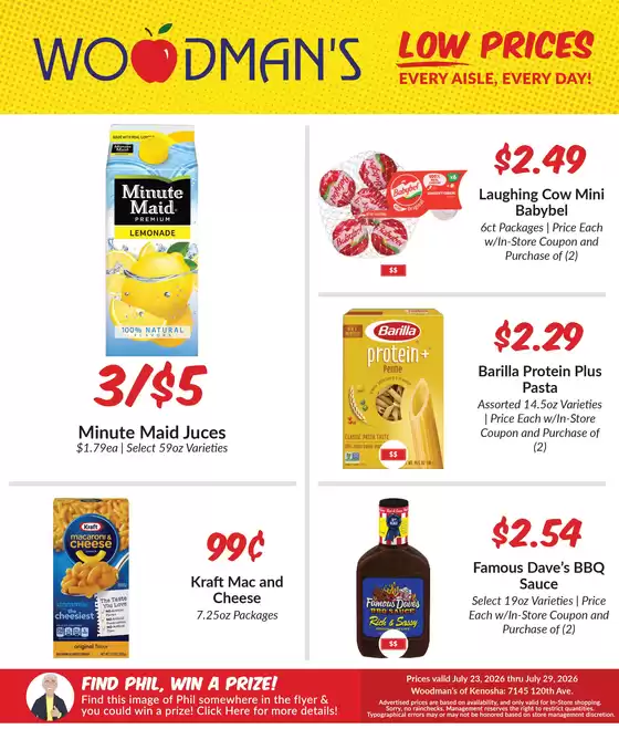 Woodman's catalogue | Great offer for bargain hunters | 2026-07-23T00:00:00.000Z - 2026-07-29T00:00:00.000Z