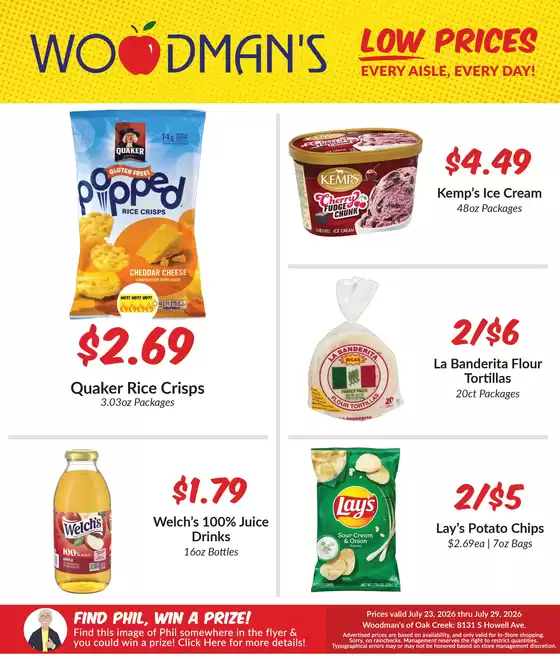 Woodman's catalogue | Special offers for you | 2026-07-23T00:00:00.000Z - 2026-07-29T00:00:00.000Z