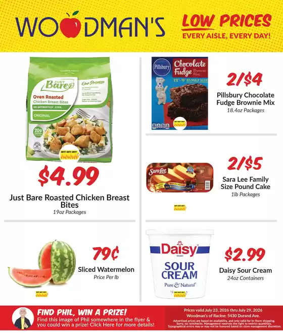 Woodman's catalogue | Current special promotions | 2026-07-23T00:00:00.000Z - 2026-07-29T00:00:00.000Z