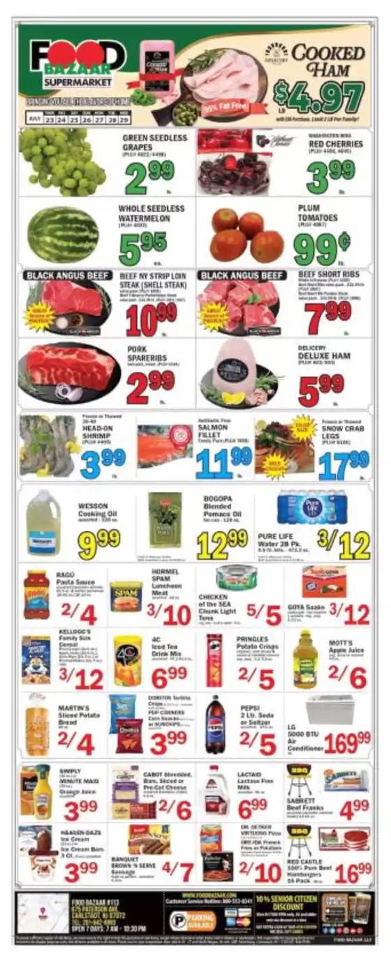 Food Bazaar catalogue | Great discounts on selected products | 2026-07-23T00:00:00.000Z - 2026-07-29T00:00:00.000Z