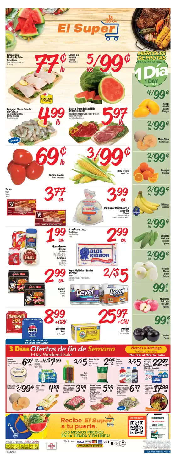 El Super catalogue | Current deals and offers | 2026-07-22T00:00:00.000Z - 2026-07-28T00:00:00.000Z