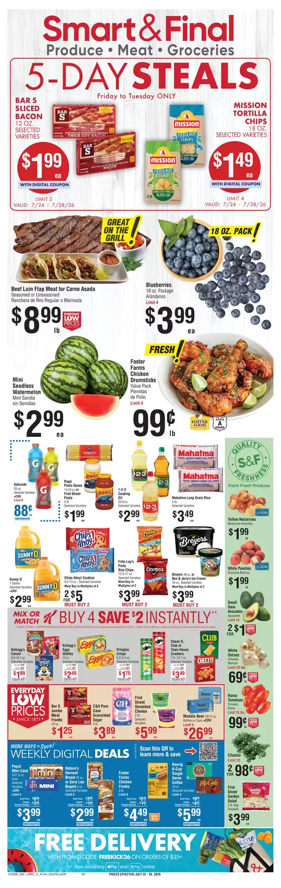 Smart & Final catalogue | Exclusive bargains | 2026-07-24T00:00:00.000Z - 2026-07-28T00:00:00.000Z