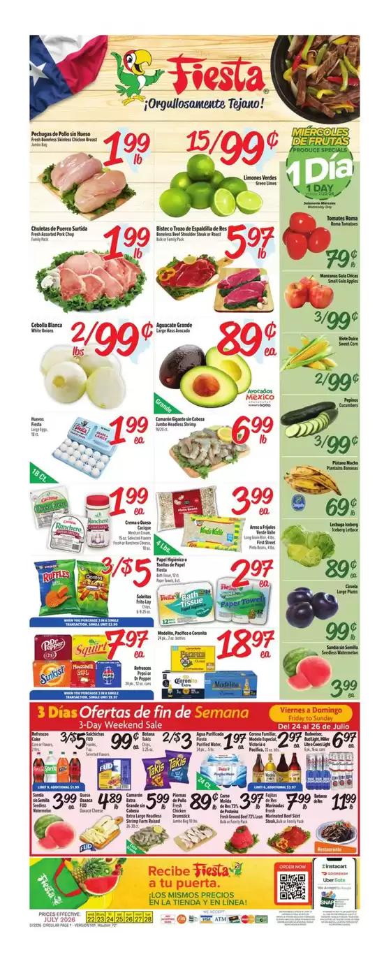Fiesta Mart catalogue | Great offer for bargain hunters | 2026-07-22T00:00:00.000Z - 2026-07-28T00:00:00.000Z