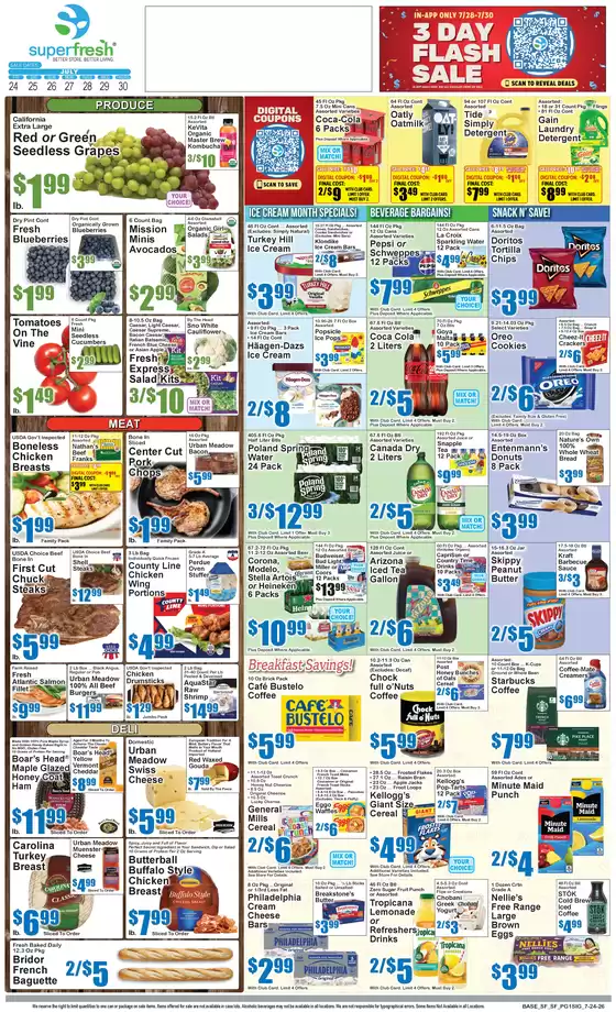 Super Fresh catalogue | Current bargains and offers | 2026-07-24T00:00:00.000Z - 2026-07-30T00:00:00.000Z