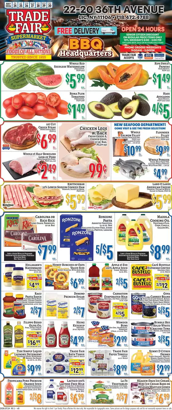 Trade Fair Supermarket catalogue | Attractive special offers for everyone | 2026-07-24T00:00:00.000Z - 2026-07-30T00:00:00.000Z