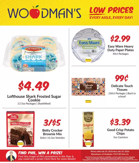Woodman's catalogue | New offers to discover | 2026-07-23T00:00:00.000Z - 2026-07-29T00:00:00.000Z